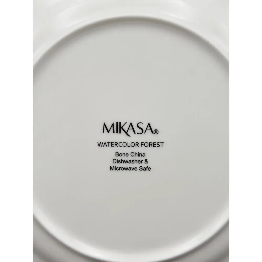 Mikasa Bone China Watercolor Forest Christmas Pine Tree 11
